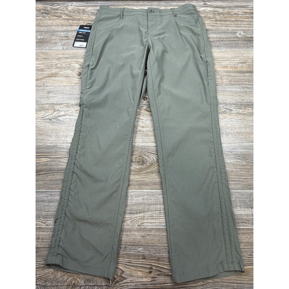 NEW  Kuhl Women's Trekr Pants W/Capri Conversion Olive Green 14P Hike Gorpcore